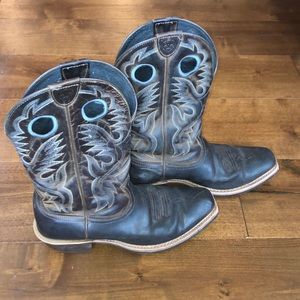 Men’s Ariat Cowboy Boots Sz 11D Square Toe